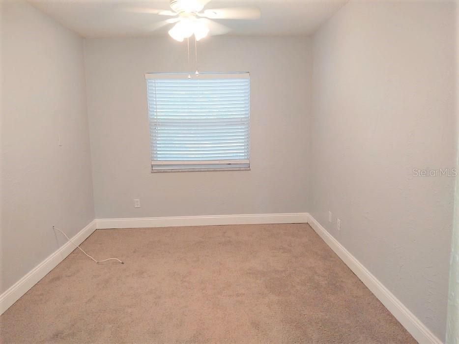 Bedroom viewed from bathroom