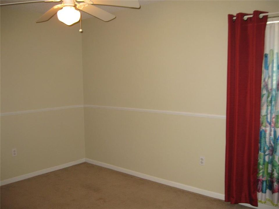 3RD. BEDROOM HAS CEILING FAN/LIGHT AND CARPET.