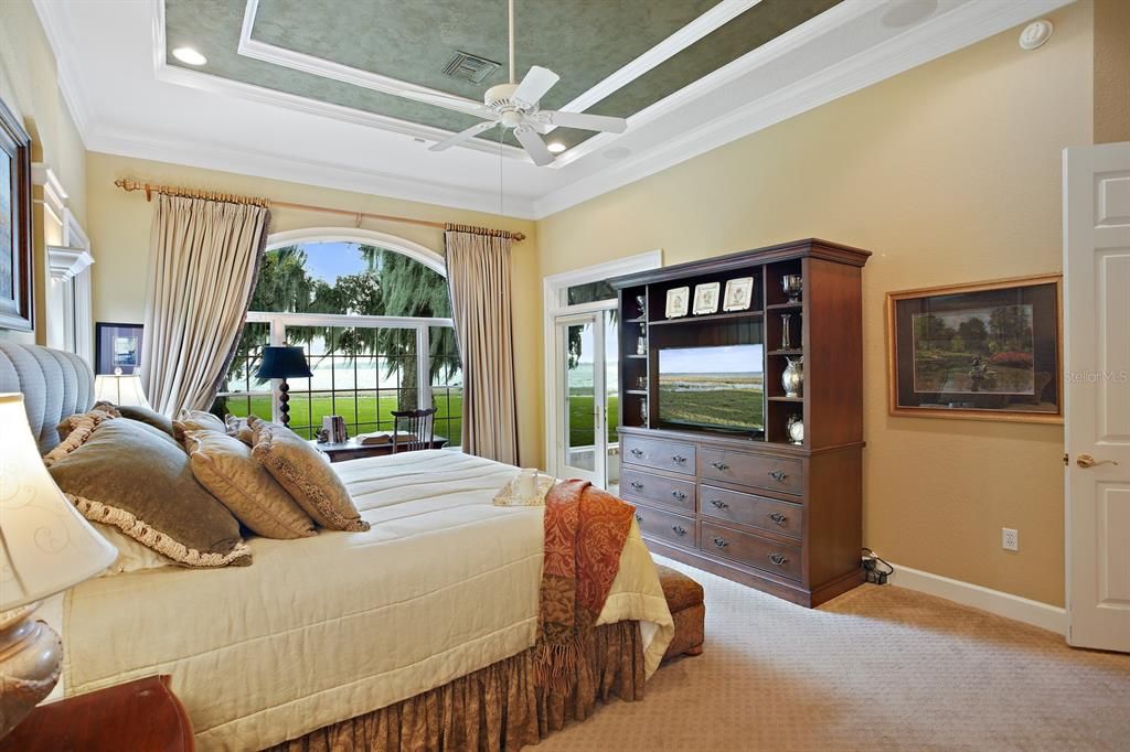 Enjoy breathtaking lake views from the master suite