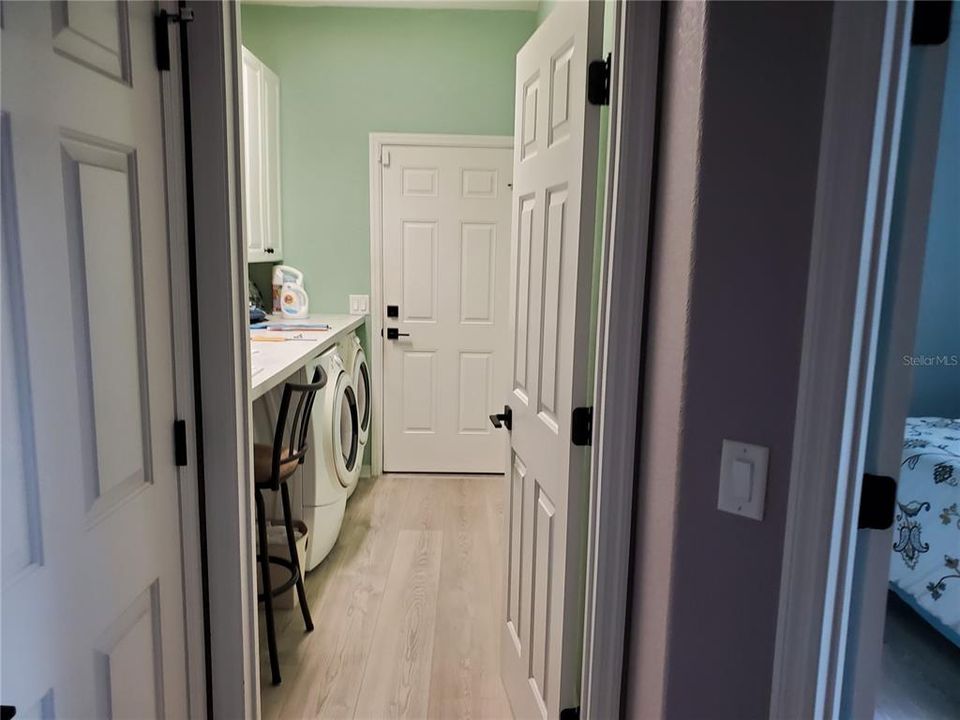 Laundry Room to Garage