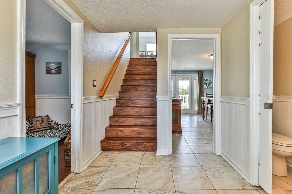 Stairs to main living area