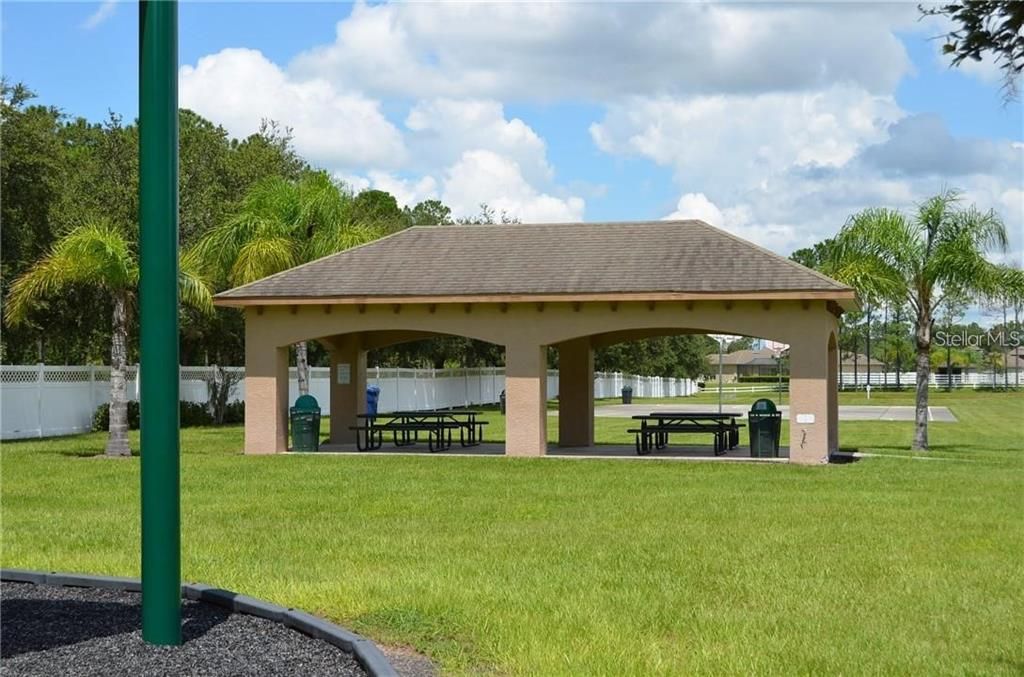 Covered picnic area