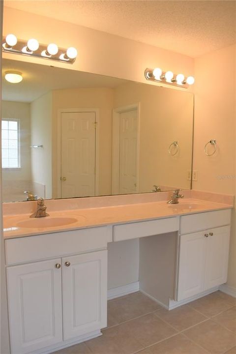 Master Bathroom with Dual Sinks