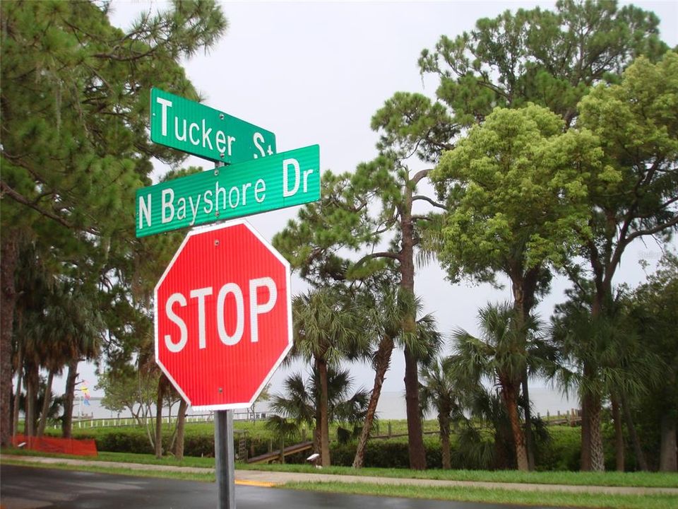 End of Tucker St and Bayshore Dr