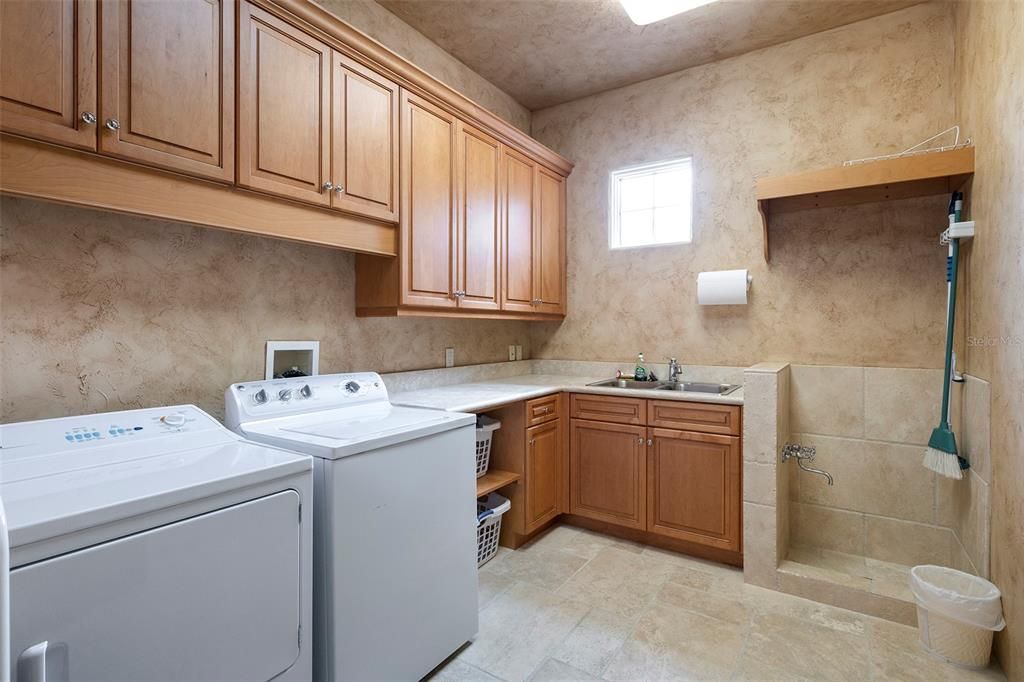 Second floor laundry room to service two bedroom suites.