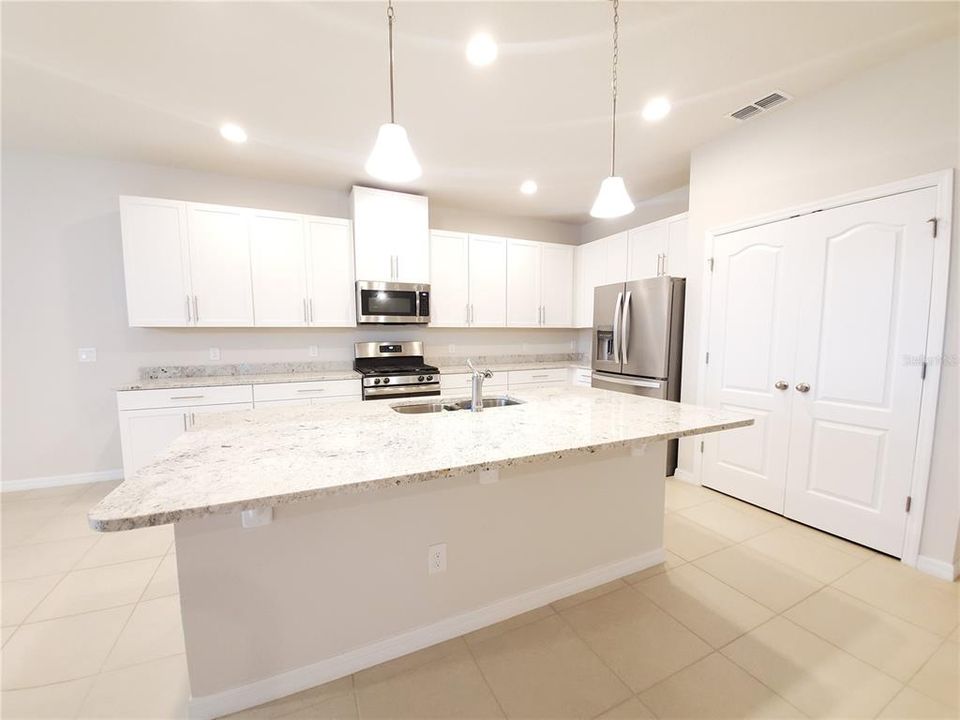 Huge kitchen Island.