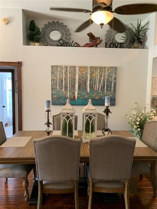 Dining room area