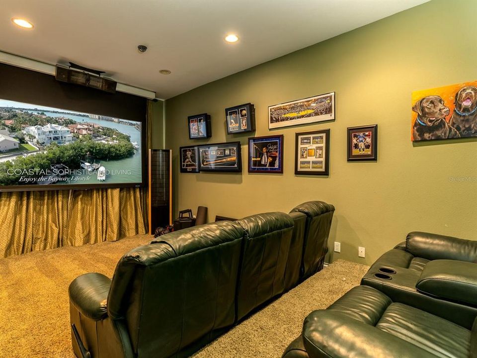 Home Theater with surround sound