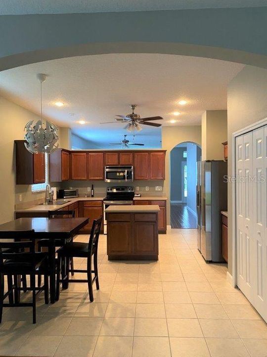 View of Kitchen from Family Room