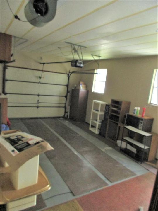 Garage attached to house