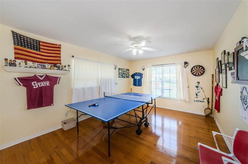 Fourth bedroom is currently used as a game room.