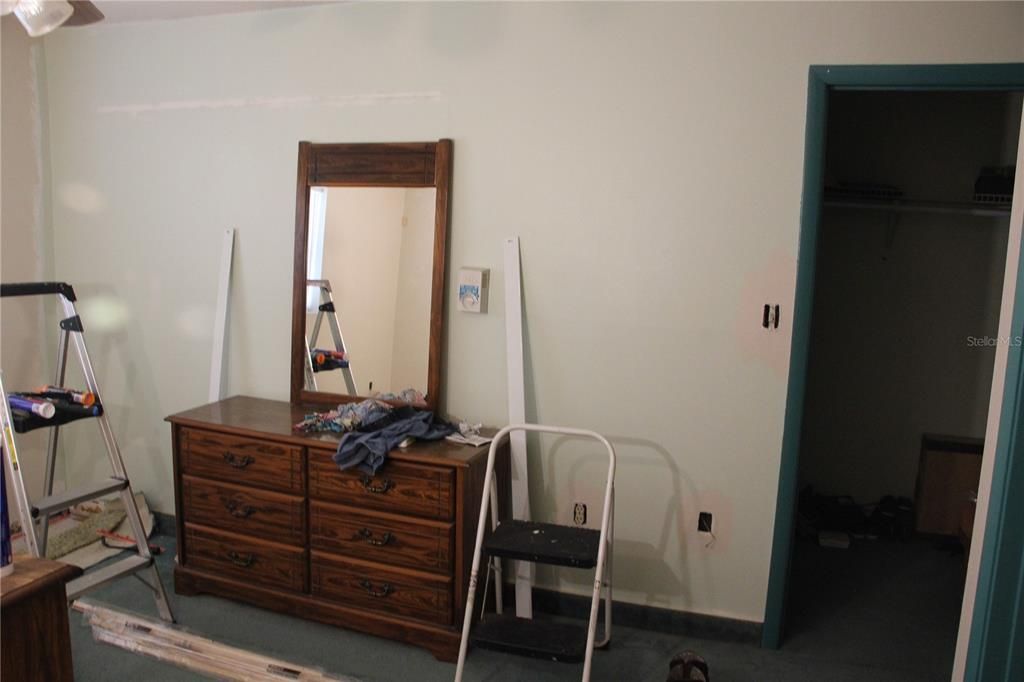 Master bedroom, owner started to remodel