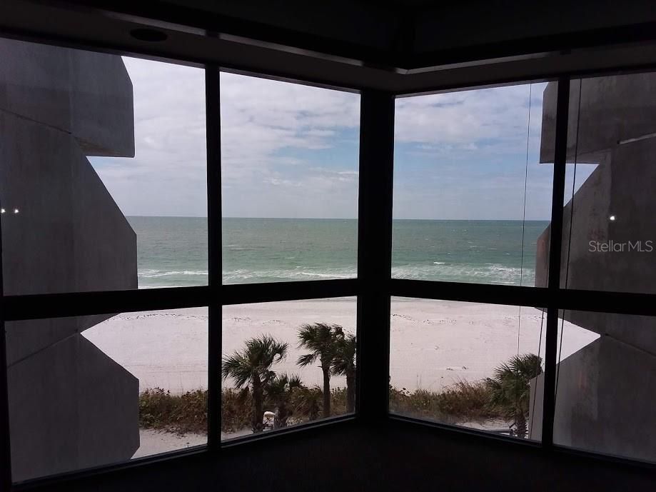 Lobby view of the Beach and the Gulf of Mexico