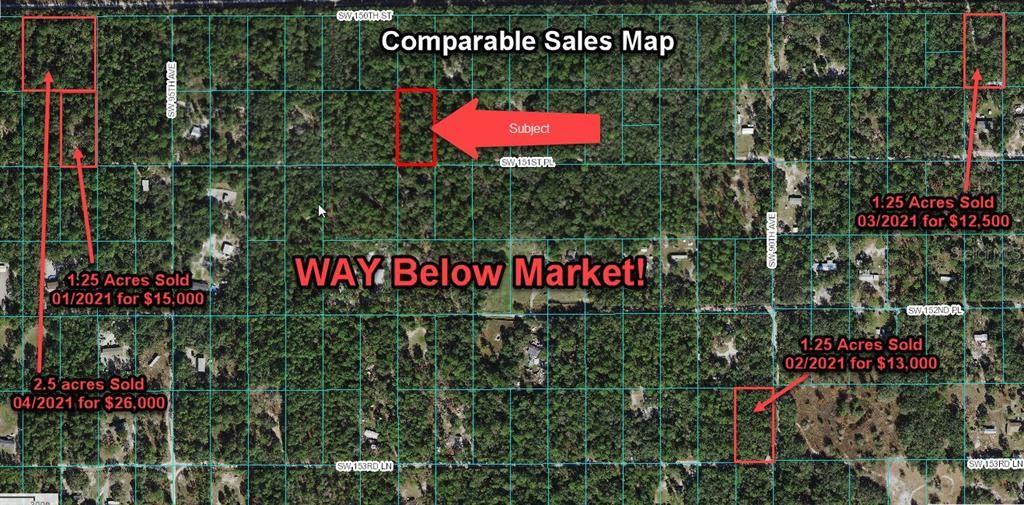 Недавно продано: $9,900 (1.25 acres)