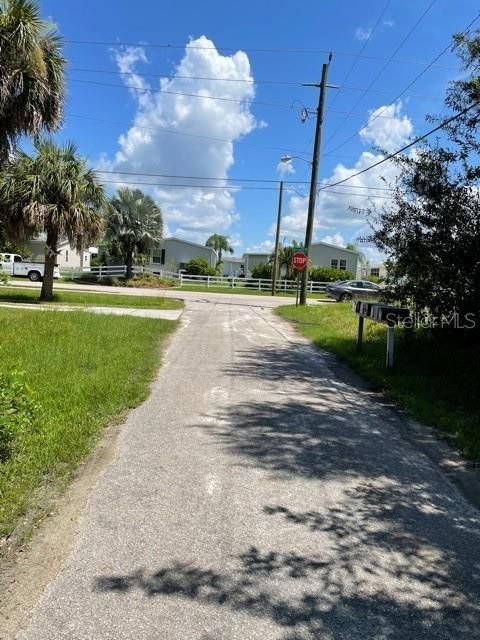 The mailboxes are near the entrance of the the neighborhood, just off Airport Road.