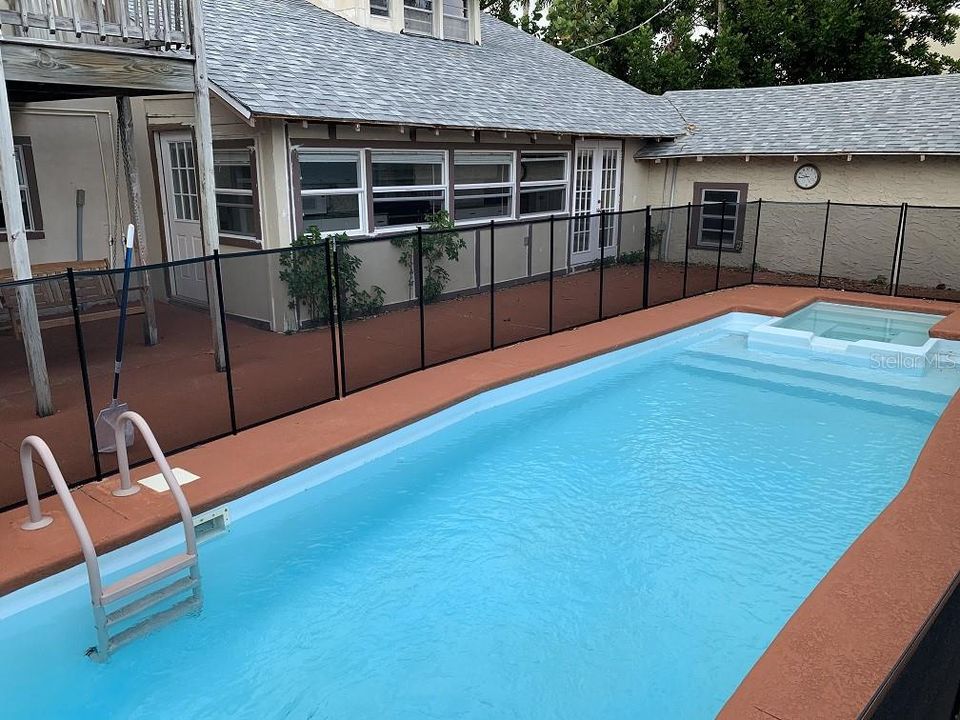 Different angle of pool