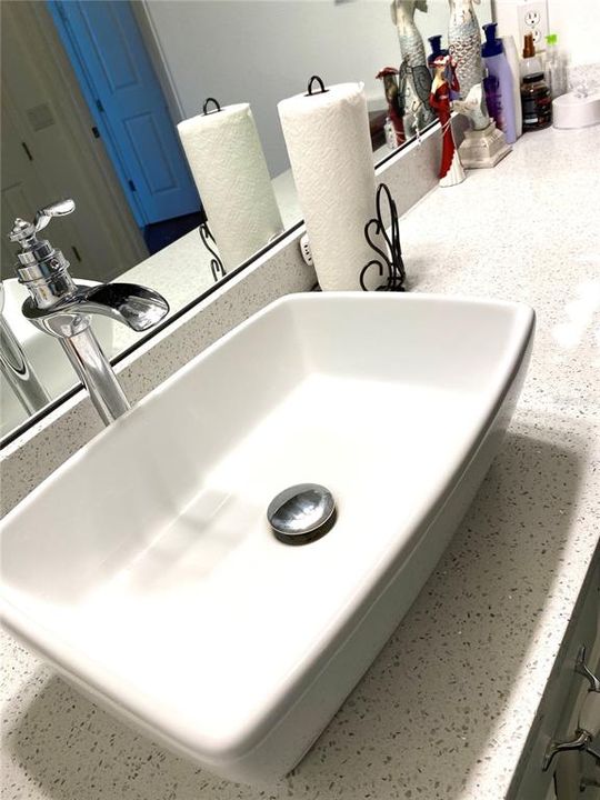 Owner's Bathroom upgraded sink and faucet