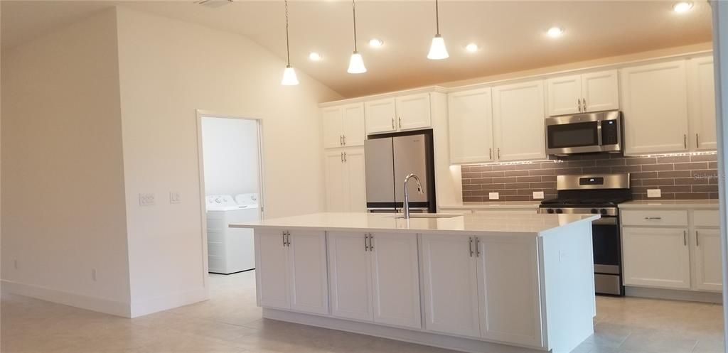 Kitchen with butler pantry