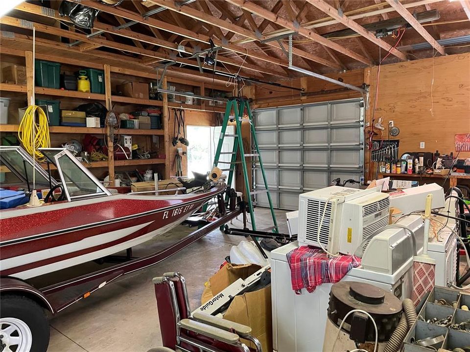 GARAGE  WITH AUTOMATIC OPENER