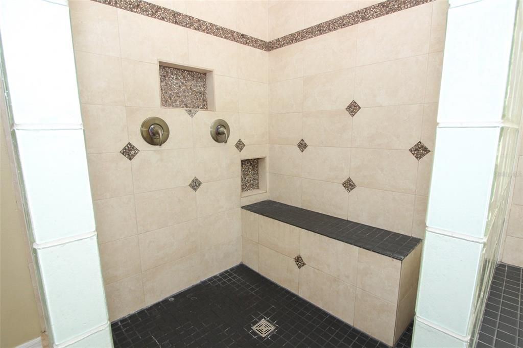 Large Walk In Updated Shower