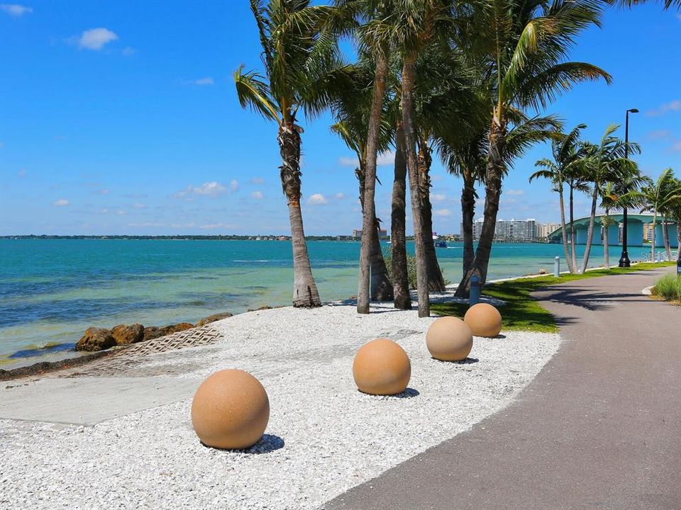 Bird Key community park is a favorite spot for walking Fido, fishing and launching paddle boards.