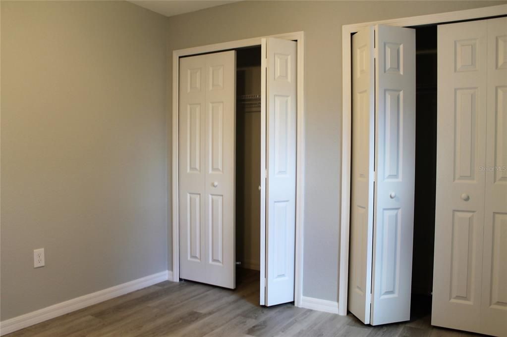 3rd bedroom. Double Closets