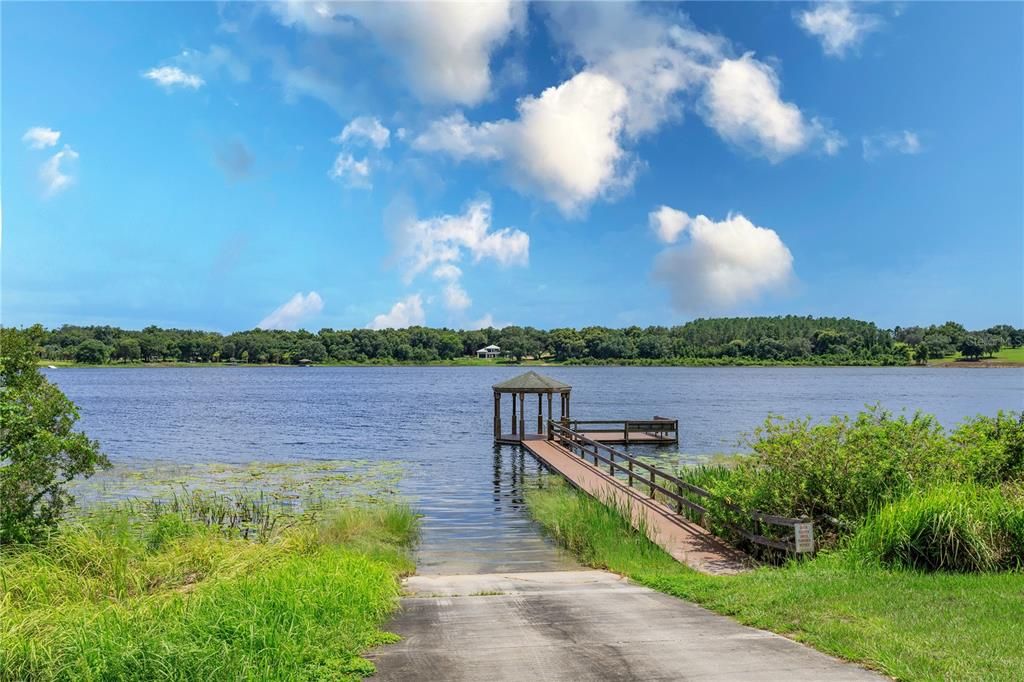 Private Community boat ramp/dock