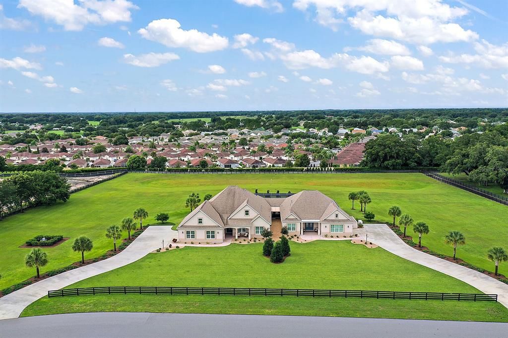 Rare Find!  Two Homes on a stunning 5.58 acres in The Villages