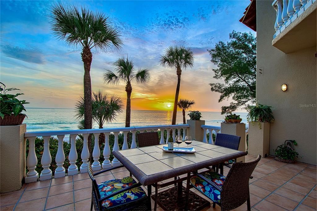 Spectacular seaside sunsets await you from balconies and verandas on 3 levels!