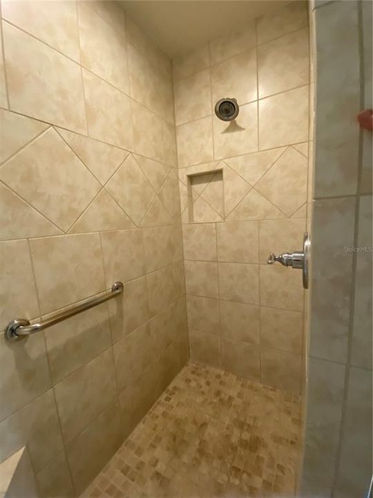Roman shower in master bath suite