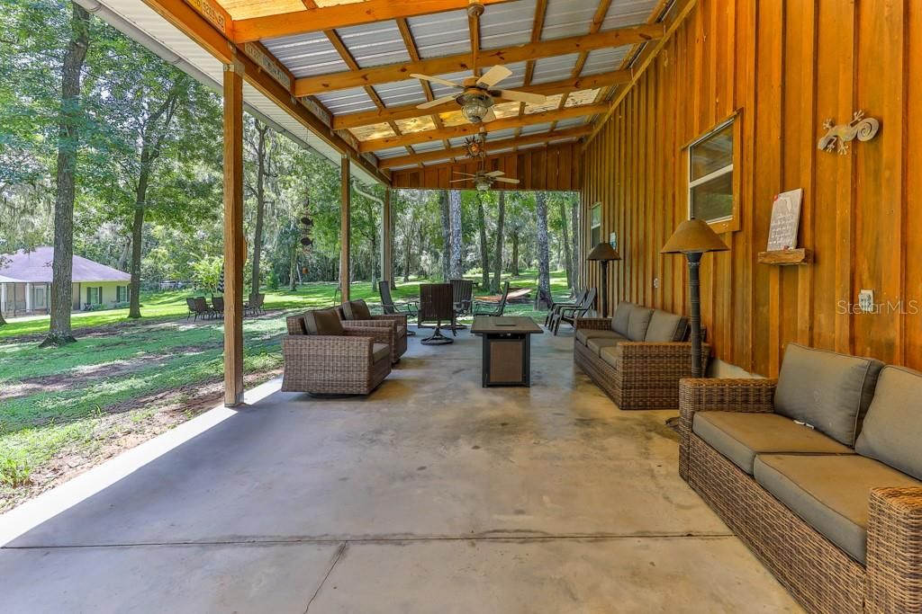 600 sf Man Cave Porch