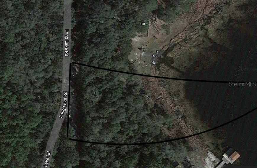 Satellite View of Property with Approximate Boundary