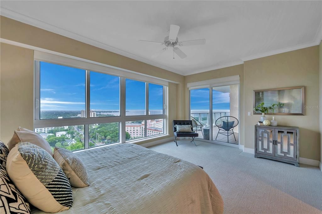 Master Bedroom has a great view!
