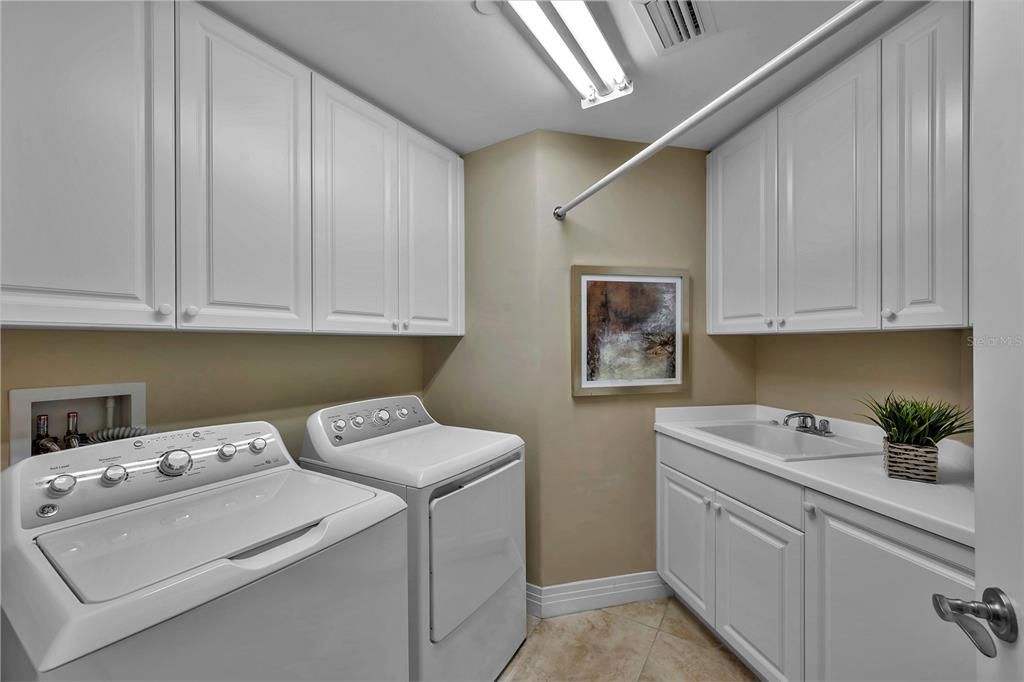 Utility area located off main hallway leading to Master bedroom!