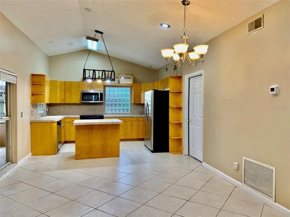 KITCHEN AND DINING ROOM AREA