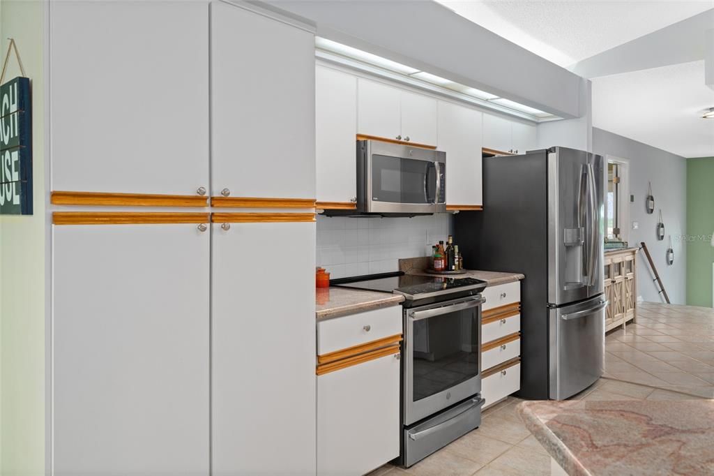 Kitchen with Newer Stainless Steel Appliances