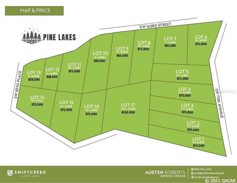 Vendido Recientemente: $38,500 (5.03 acres)