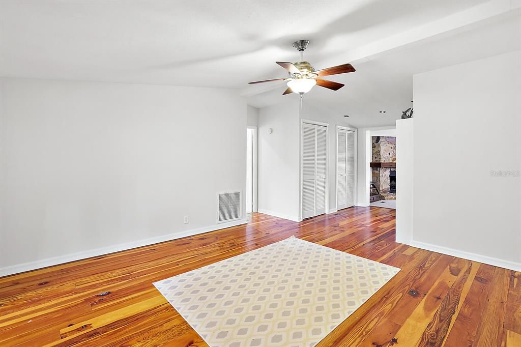 Living Room with Wood Floors