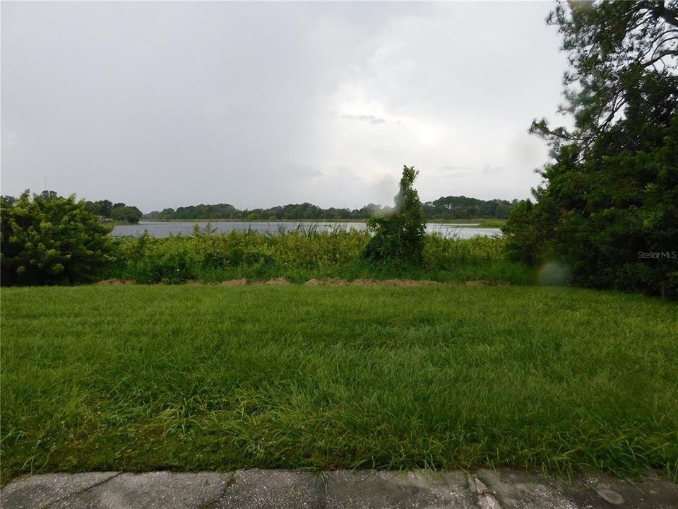 Property extends in to the lake