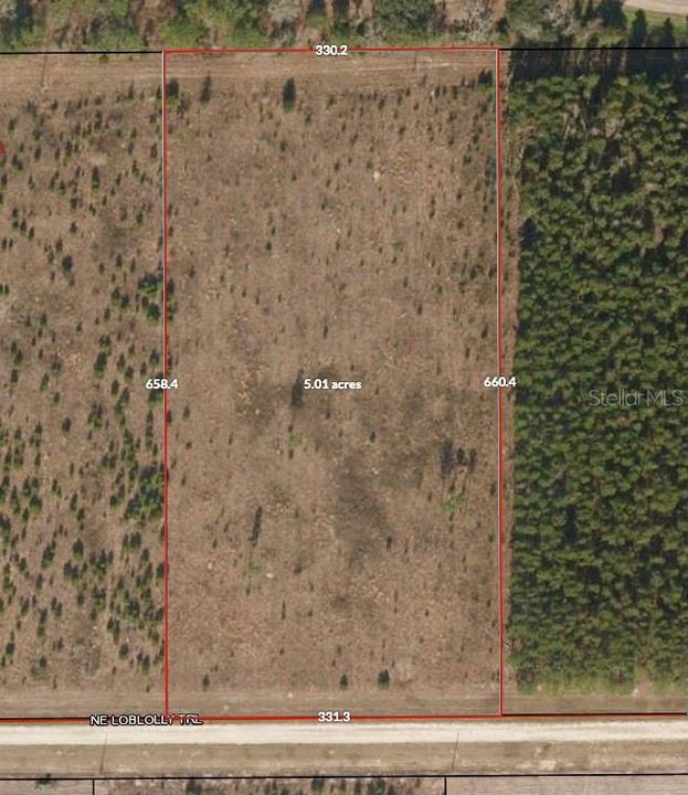 Vendido Recientemente: $30,000 (5.01 acres)