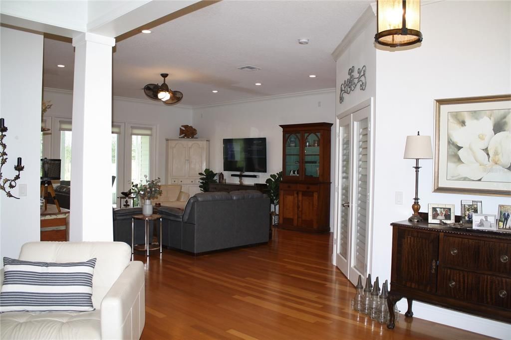 Foyer looking into great room