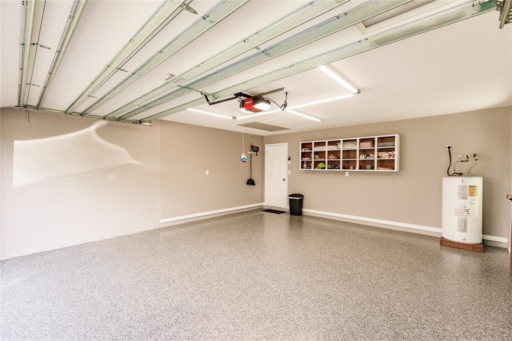 EPOXY ATTACHED GARAGE FLOOR.