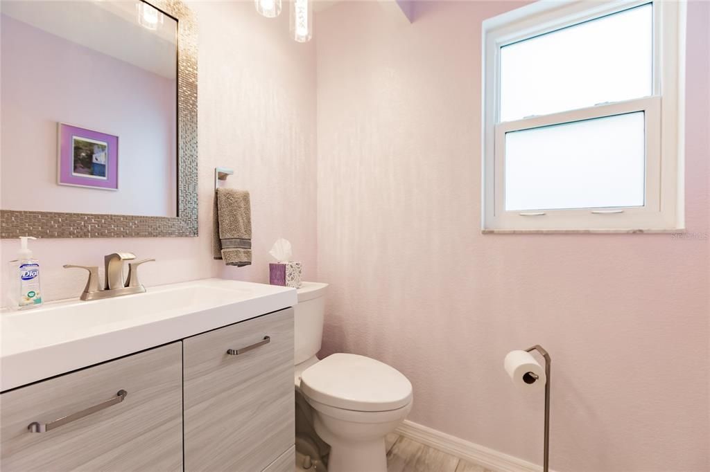 !/2 Bath off the Laundry room and easy Access to the garage.