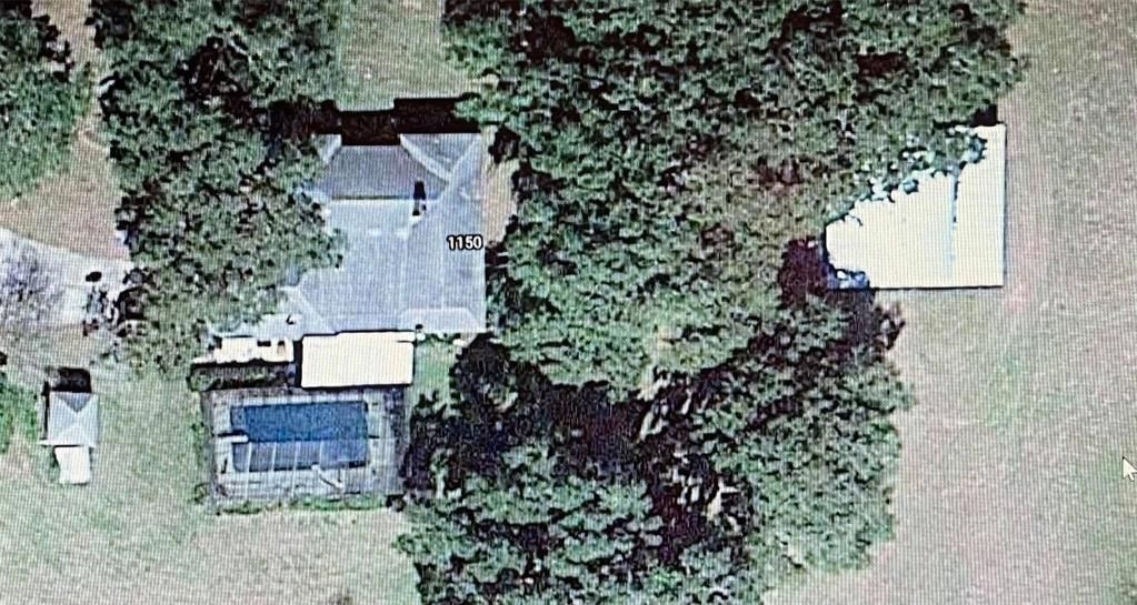 Aerial View Of house and garage/workshop