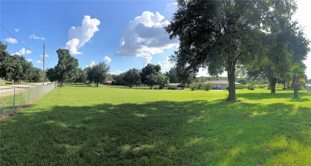 New Chain Link Fence Around the Perimeter of the Property