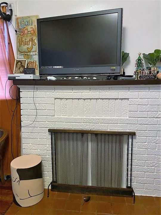 Non-functional fire place