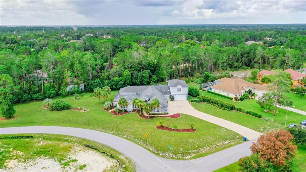 Nice and spacious corner lot.