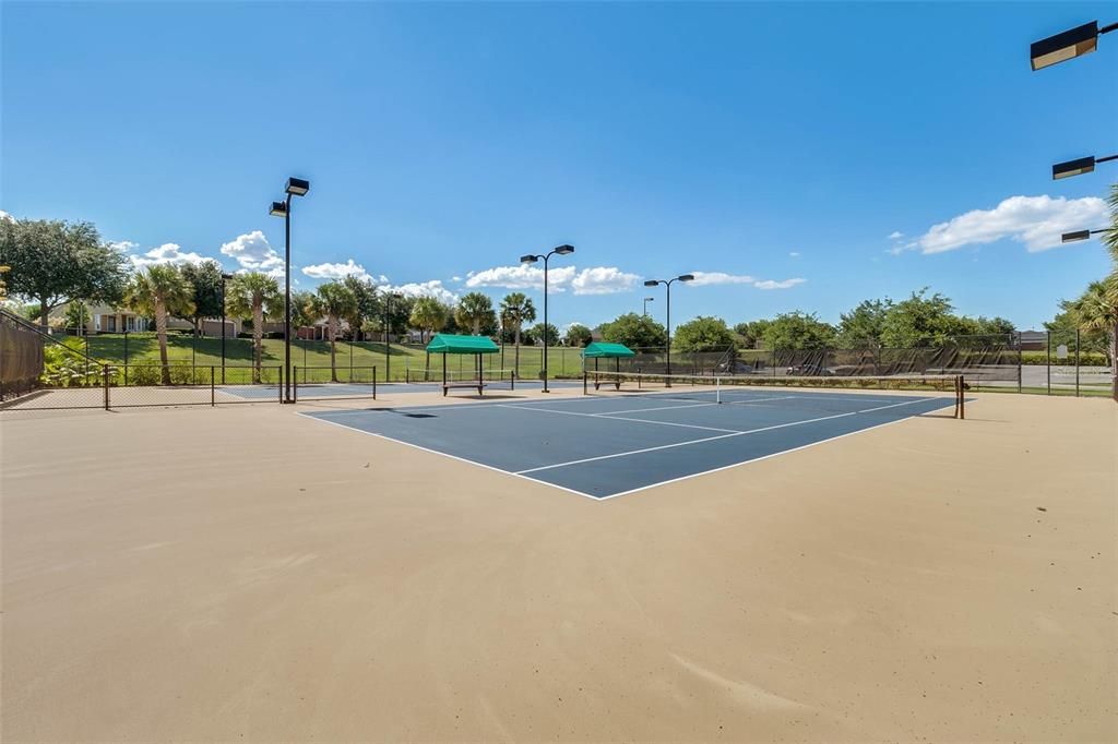 Just one of many tennis courts