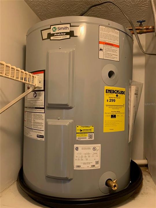 new electric hot water heater