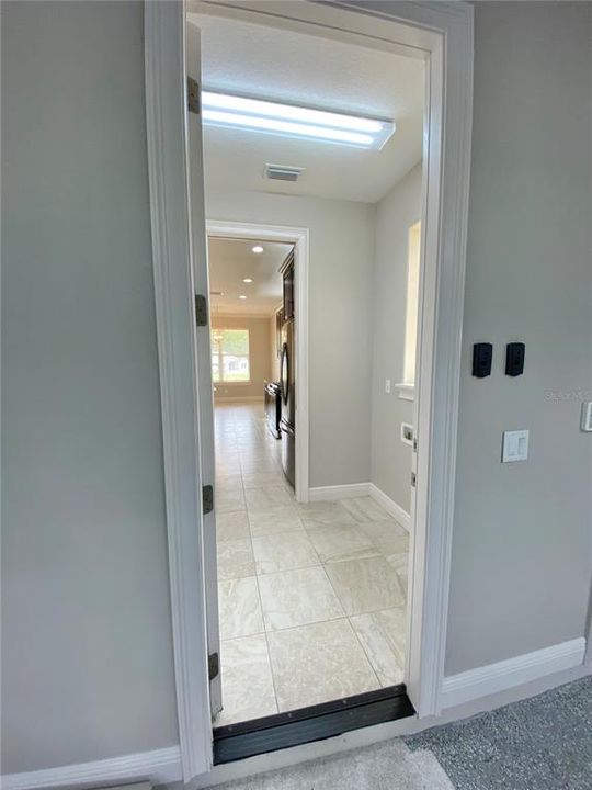 Door from Garage to Laundry Room